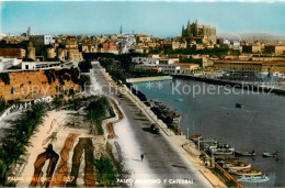 73827717 Palma De Mallorca ES Paseo Maritimo Y Catedral  - Otros & Sin Clasificación