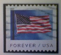 United States, Scott #5343, Used(o) Coil, 2019, Flag Definitive, (55¢) - Usados