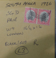 SOUTH AFRICA   STAMPS Drommedaris Ship 1d  1926  L3  ~~L@@K~~ - Usati