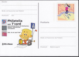 BRD PSo 45,  Ungebraucht, PHILATELIA Mit T-CARD, 1997, Sporthilfe - Postkaarten - Ongebruikt