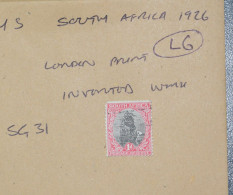 SOUTH AFRICA  STAMPS Drommedaris Ship 1d  1926  L6  ~~L@@K~~ - Gebruikt