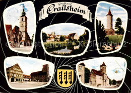 73826371 Crailsheim Teilansichten Kirche Turm Marktplatz Crailsheim - Crailsheim