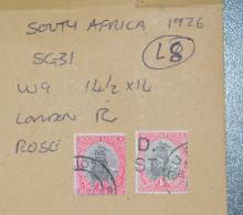 SOUTH AFRICA   STAMPS Drommedaris Ship 1d  1926  L8  ~~L@@K~~ - Gebraucht