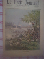 Petit Journal N91 Attaque Dahoméens Canonnière RF Retour Christophe Colomb Robert-Fleury Chanson L'épingle Sur La Manche - Tijdschriften - Voor 1900