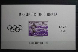 Liberia Block 16 Mit 556 Postfrisch #UP450 - Altri & Non Classificati