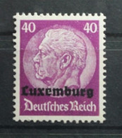 Deutsche Besetzung 2. WK Luxemburg 12 Postfrisch #TP698 - Ocupación 1938 – 45