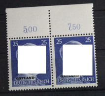 Deutsche Besetzung 2. WK Ostland 13 Postfrisch Paar Vom Oberrand #FO331 - Ocupación 1938 – 45