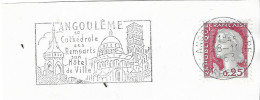 FRANCE. POSTMARK. ANGOULEME CATHEDRAL. - 1961-....