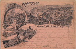 Gruss Aus Manderscheid - Litho - Manderscheid