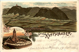 Gruss Vom Kyffhäuser - Litho - Kyffhaeuser