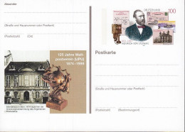BRD PSo 58,  Ungebraucht, 125 Jahre UPU, 1999, Heinrich Von Stephan - Postcards - Mint