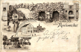 Gruss Aus Mariaweiler - Restauration Zum Kaisergarten - Litho - Düren