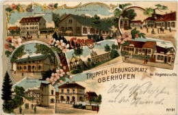 Truppenübungsplatz Oberhofen Bei Hagenau - Litho - Haguenau