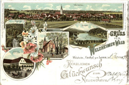 Gruss Vom Welzheimer Wald - Welzheim - Litho - Waiblingen