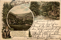 Gruss Aus Bad Lauterberg - Litho - Bahnpost Stempel - Bad Lauterberg