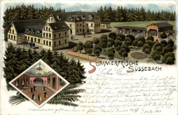 Sommerfrische Süssebach - Litho - Oelsnitz I. Vogtl.