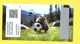 Basic Edition 2024 Swiss Crypto Stamp 4.0 - ID 6 **   Marmotte Football Fussball Calcio - Ungebraucht