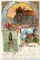 Gruss Aus Nürnberg - Litho - Nuernberg