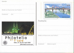 BRD PSo 76,  Ungebraucht, PHILATELIA Mit T-CARD, 2001, Eisenbahnbrücke Rendsburg - Cartes Postales - Neuves