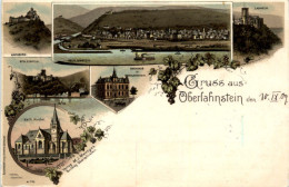 Gruss Aus Oberlahnstein - Litho - Lahnstein