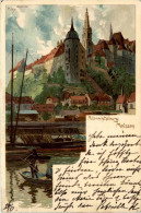 Meissen - Albrechtsburg - Litho - Sign. Kley - Meissen