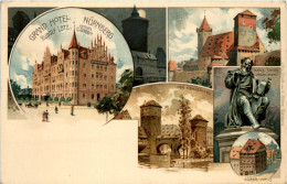 Nürnberg - Litho - Grand Hotel Rudolf Lotz - Nürnberg