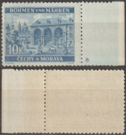 105/ Pof. 48; Striped Glue, Very Rare - Unused Stamps