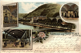 Gruss Aus Bad Ems - Litho - Bad Ems