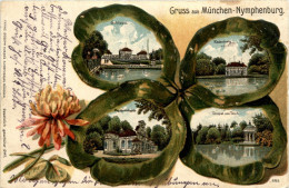 Gruss Aus München Nymphenburg - Litho - Kleeplatt - München