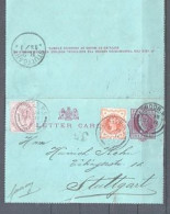 England Double Statonery 1899 - Brieven En Documenten
