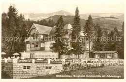 73823744 Riesengebirge_Krkonose_Karkonosze Berghotel Hainberghoeh Mit Schneekopp - Tchéquie