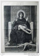 Salon De 1877 - "Vierge Consolatrice" - Tableau De M. Bouguereau - Page Original 1877 - Historical Documents