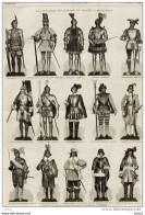 Les Costumes De Guerre Du Musée D'artillerie - Chevalier Louis XII - Gentilhommes Louis IX - Page Original  1877 - Historische Documenten