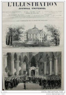 La Haye - La Maison Du Bois, Ou Est Morte La Reine De Hollande - Page Original - 1877 - Historical Documents