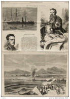 L'explosion Du Monitor Turc Sufti-Djelil - Sous-lieutenant Russe Romanoff - Page Original 1877 - Historical Documents