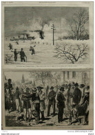 L'hiver Aux États-Unis - Célébration De L'anniversaire De L'émancipation Des Nègres  - Page Original - 1877 - Documents Historiques