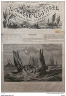 Pêche à L'Anchois - Page Original 1877 - Documents Historiques