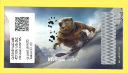 2024 Swiss Crypto Stamp 4.0 - ID 20 **   Marmotte Snowboard Tirage 7500 Exemplaires ! - Ongebruikt