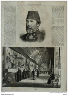 Hobart-Pacha, Amiral En Chef De La Flotte Turque - Exposition Du Vatican - Page Original 1877 - Historische Dokumente