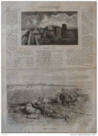 Forteresse De Widdin - Combat Des Tirailleurs - Page Original 1877 - Historische Dokumente