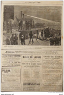 Marine Francaise - Expérience électriques Faites à Cherbourg -  Page Original - 1877 - Documenti Storici