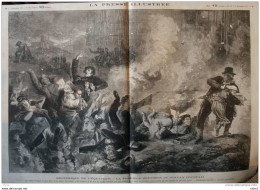 République De L'Équateur - La Terrible éruption Du Volcan Cotopaxi -  Page Original  1877 - Historische Dokumente