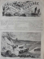 Les Saumons De Pontscorff - Gravure - Page Originale 1877 - Estampes & Gravures