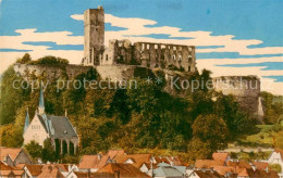 73823664 Koenigstein  Taunus Ruine Koenigstein Und Ev Kirche  - Königstein