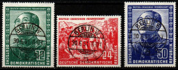 DDR 1951 -  Mi.Nr. 286 - 288 -  Gestempelt Used - Gebraucht