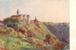 73823213 Rochsburg Lunzenau Schloss Rochsburg Aquarell Von W. Hartwig Kuenstlerk - Lunzenau