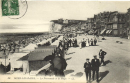 MERS LES BAINS - LA PROMENADE ET LA PLAGE - Mers Les Bains