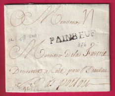 MARQUE PAIMBOEUF LOIRE INFERIEURE 1783 POUR BEAULIEU LN°2 INDICE 18 LETTRE - 1701-1800: Voorlopers XVIII