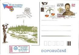 CDV 72  Czech Republic - 90 Years Of The Czech Scouting 2002 - Autres & Non Classés