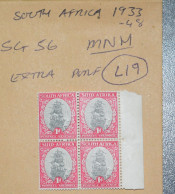 SOUTH AFRICA   STAMPS Drommedaris Ship 1d  1933  L19  ~~L@@K~~ - Unused Stamps